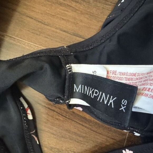 MINKPINK XS top M Floral Anise Mid Rise Full Bikini - Picture 8 of 11